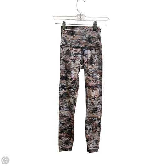 Athletic Leggings By Lululemon In Multi-colored, Size: 0