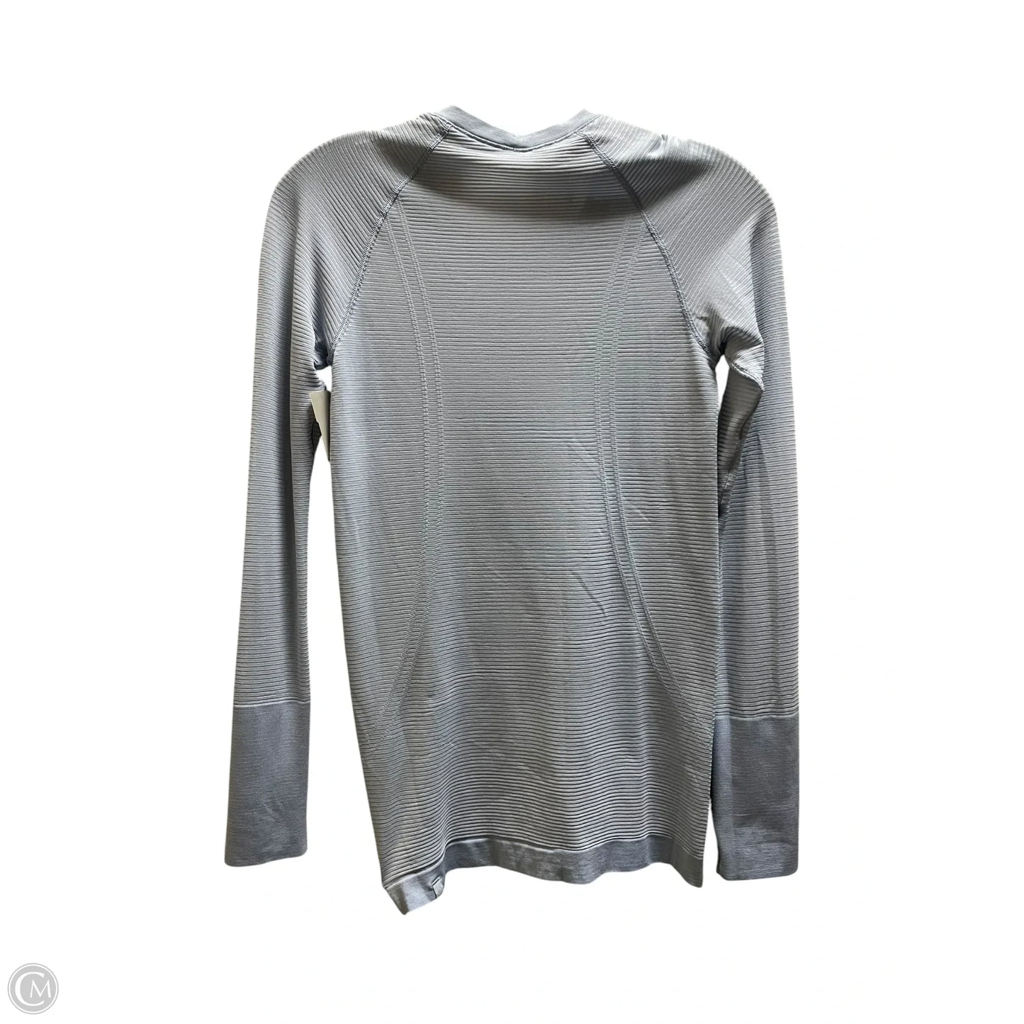 Athletic Top Long Sleeve Crewneck By Lululemon In Blue, Size: 4