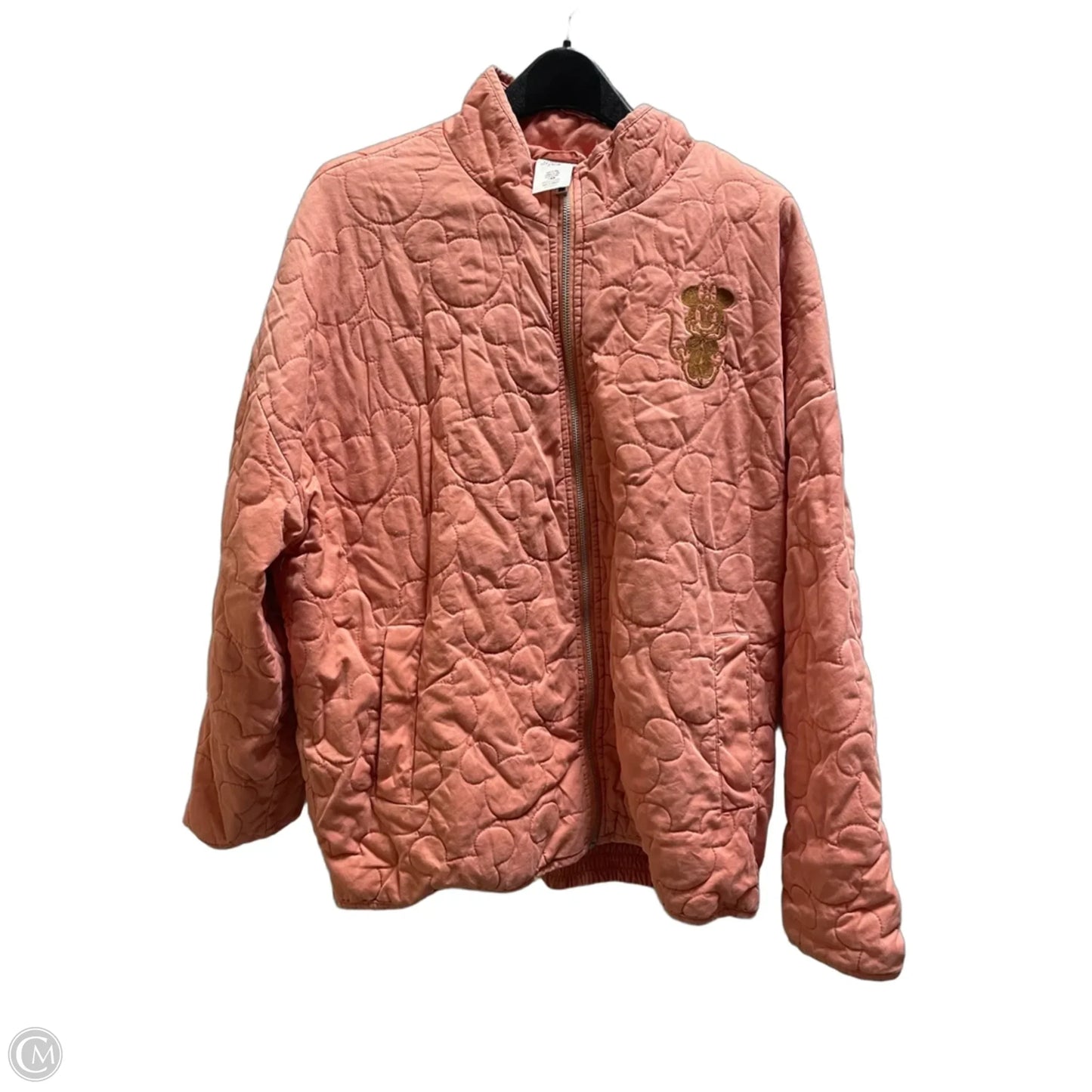 Jacket Fleece By Disney Store In Orange, Size: Xl