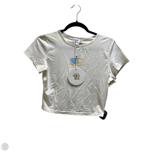 Top Short Sleeve By Princess Polly In White, Size: 6