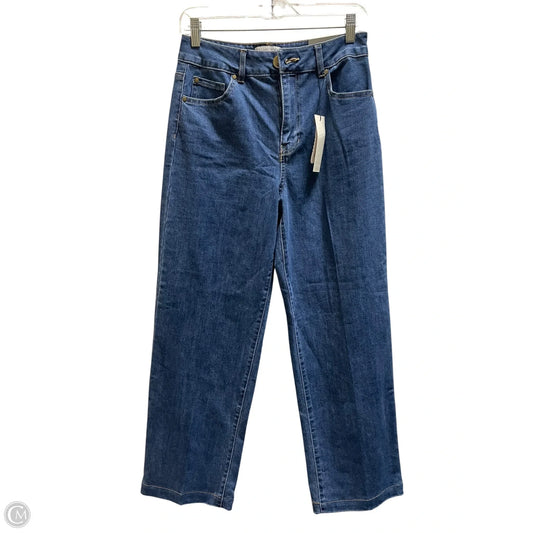 Jeans Straight By Rachel Zoe In Blue Denim, Size: 4