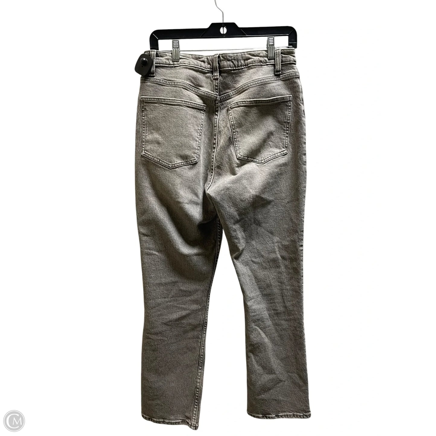Jeans Straight By Zara In Black, Size: 8