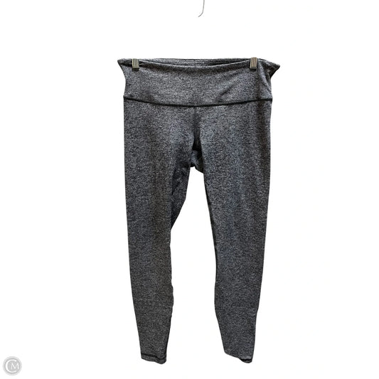 Athletic Leggings By Lululemon In Grey, Size: 10