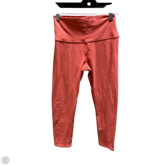Athletic Leggings By Alo In Pink, Size: S