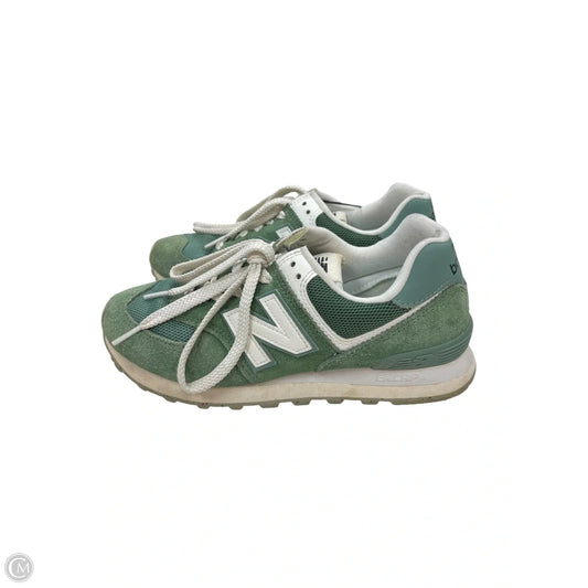 Shoes Sneakers By New Balance In Green, Size: 6.5