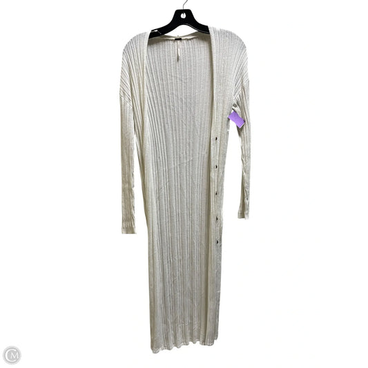 Sweater Cardigan By Free People In Cream, Size: Xs