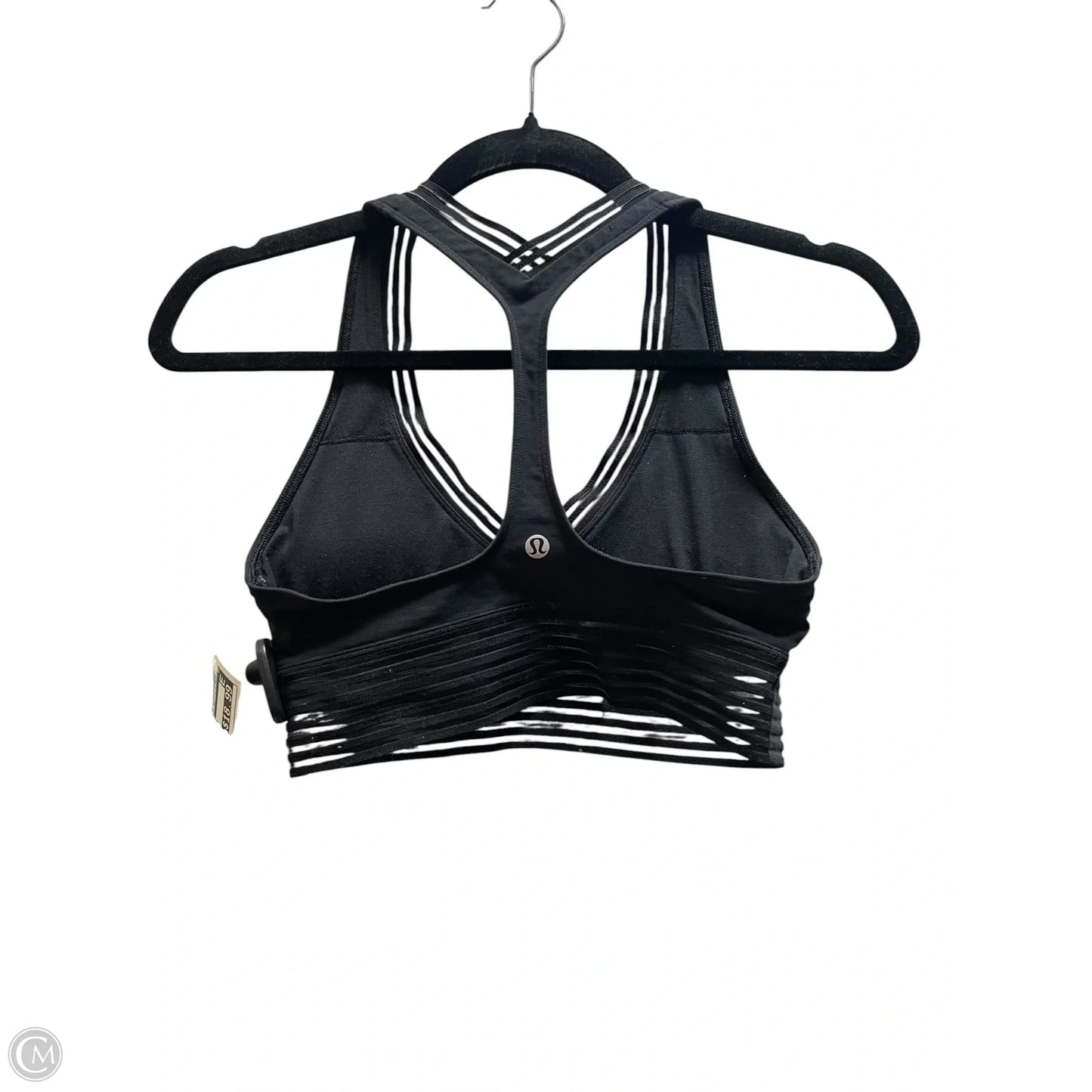Athletic Bra By Lululemon In Black, Size: 4