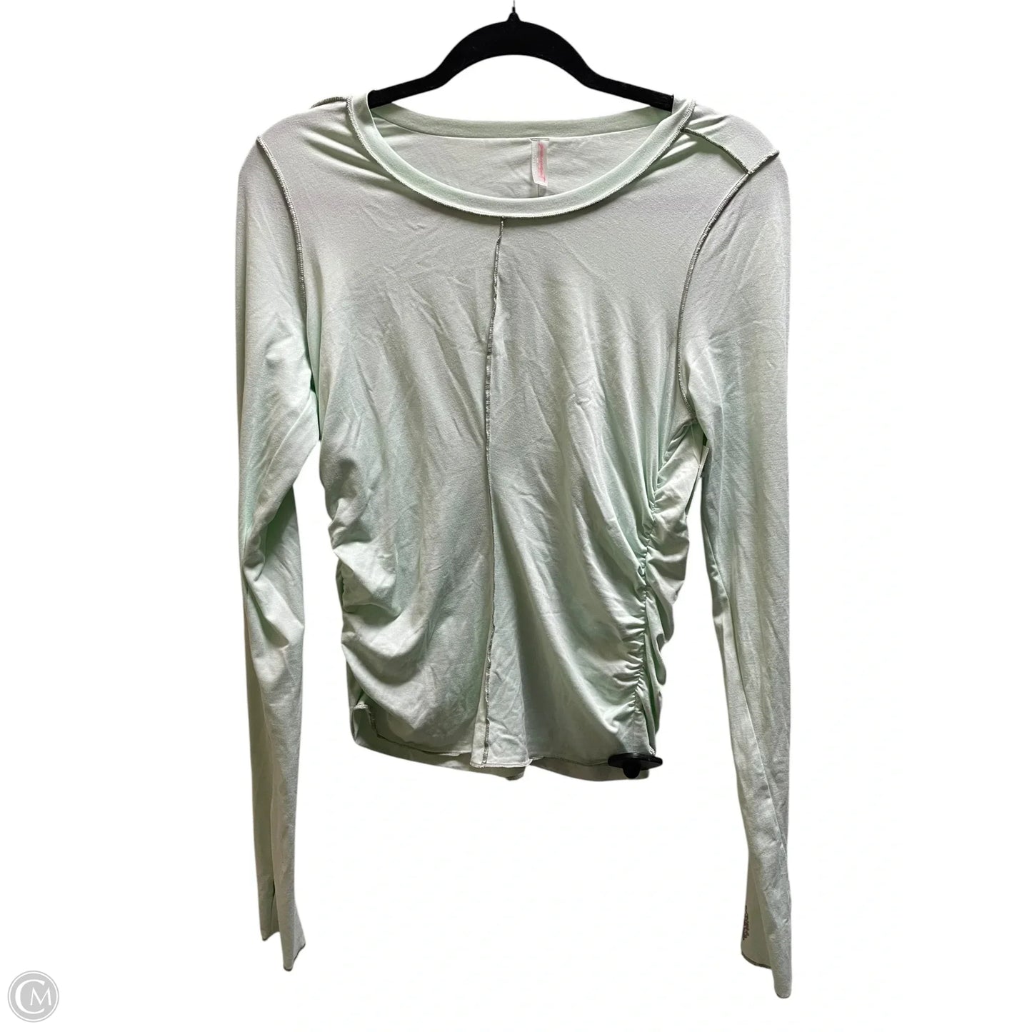 Top Long Sleeve By Free People In Green, Size: M
