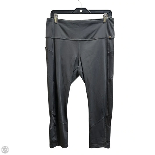 Athletic Capris By Lululemon In Grey, Size: 10