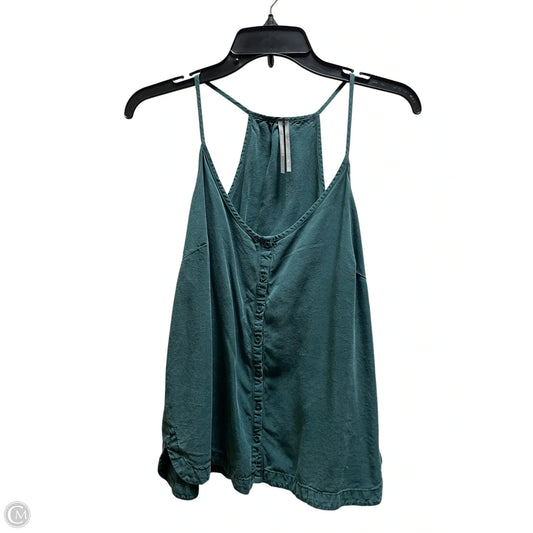 Top Sleeveless By Anthropologie In Green, Size: S