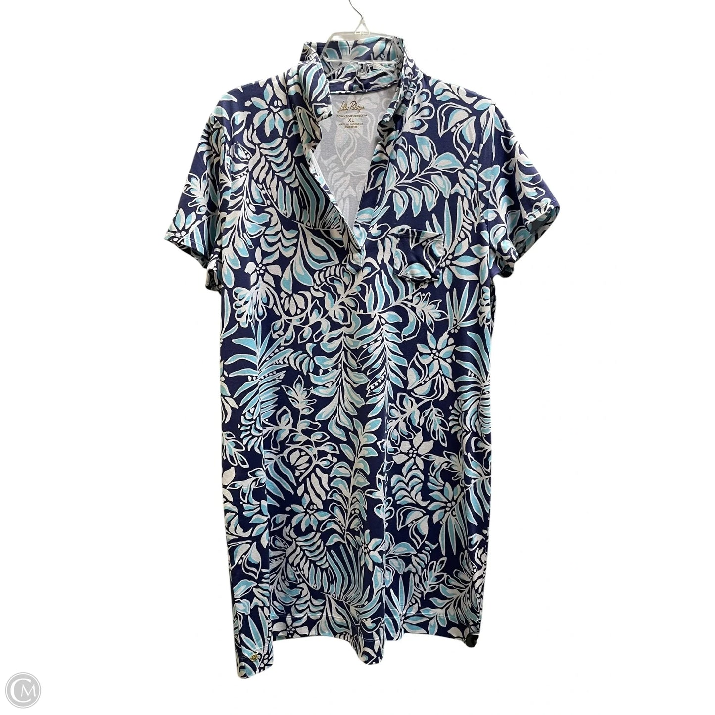 Dress Designer By Lilly Pulitzer In Navy, Size: Xl