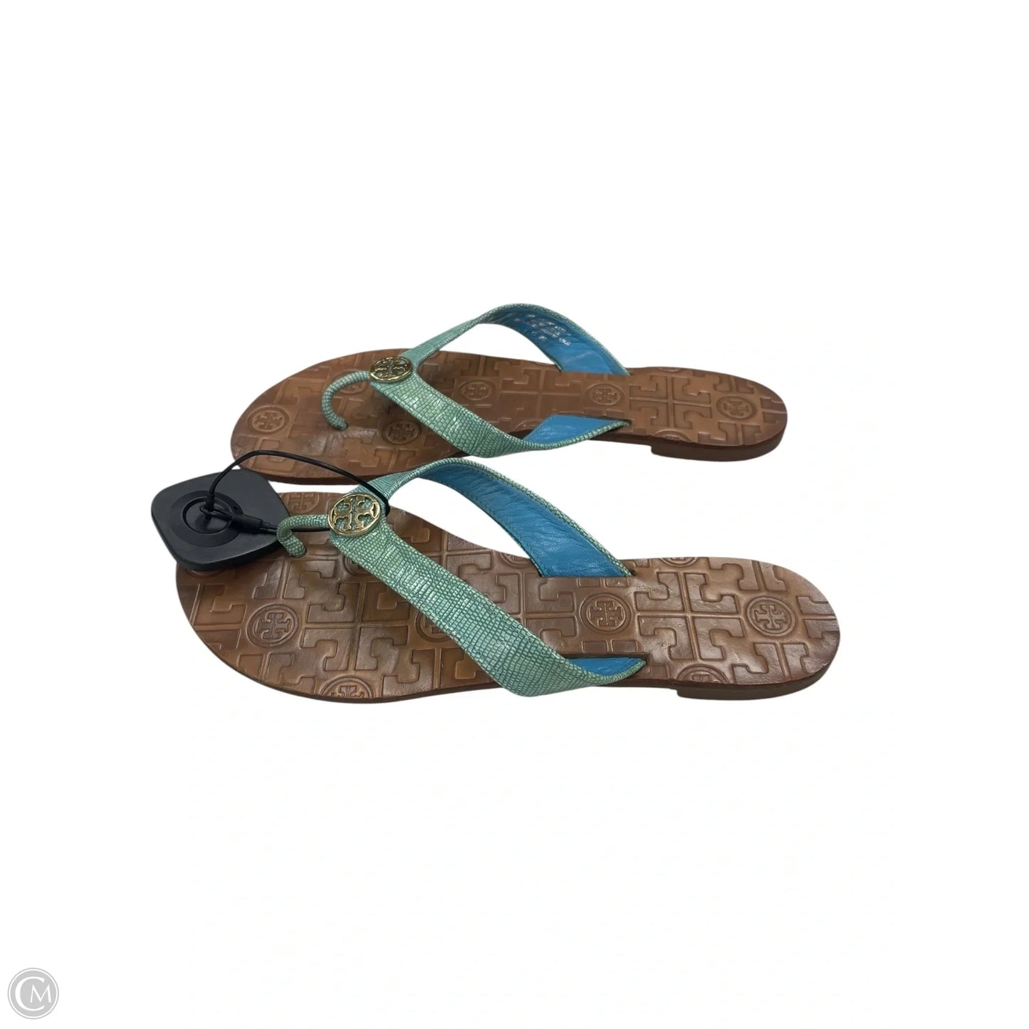 Sandals Designer By Tory Burch In Green, Size: 8
