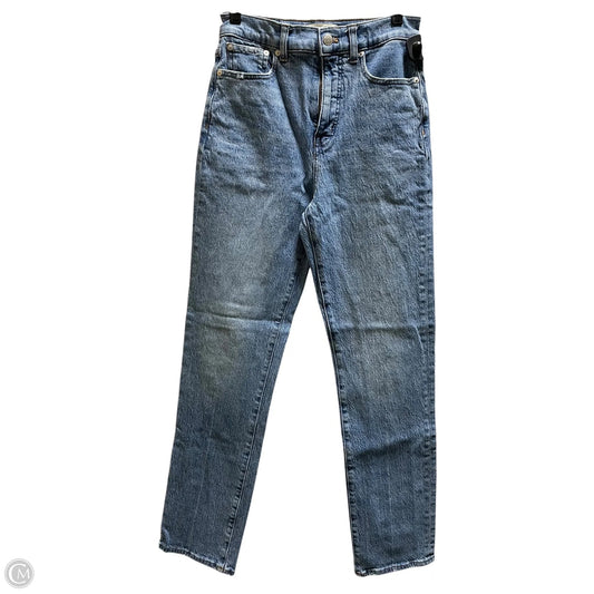 Jeans Straight By Madewell In Blue Denim, Size: 26