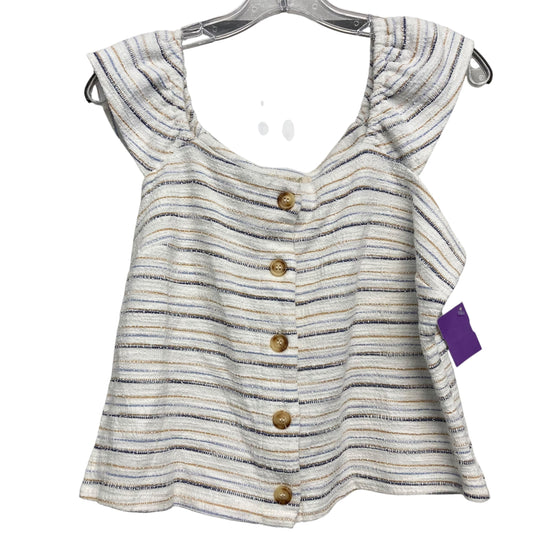 Top Sleeveless By Rewind In Striped Pattern, Size:1X