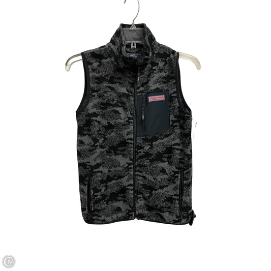 Vest Fleece By Vineyard Vines In Black, Size: M