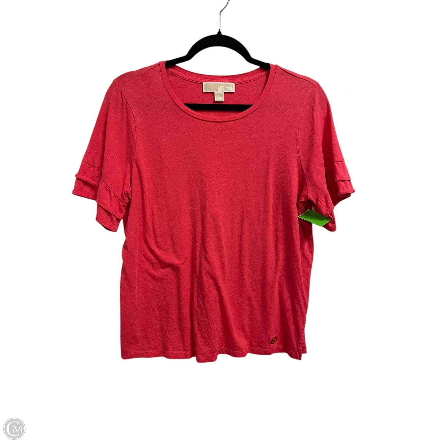 Top Short Sleeve By Michael Kors In Red, Size: M