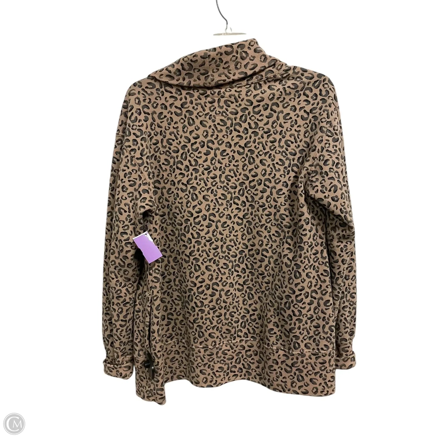 Jacket Fleece By Abercrombie And Fitch In Tan, Size: Xs