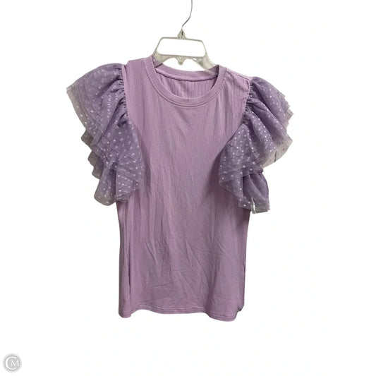 Top Short Sleeve By Clothes Mentor In Purple, Size: M