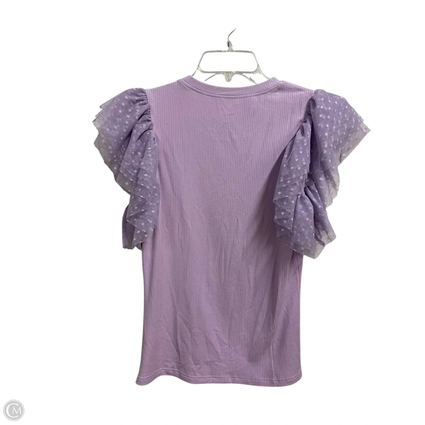Top Short Sleeve By Clothes Mentor In Purple, Size: M