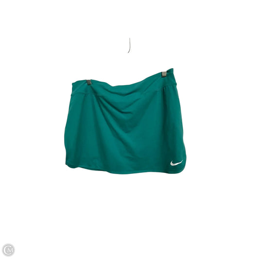 Athletic Skirt By Nike Apparel In Green, Size: L