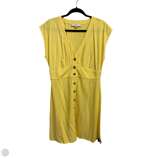 Dress Work By Loft In Yellow, Size: S