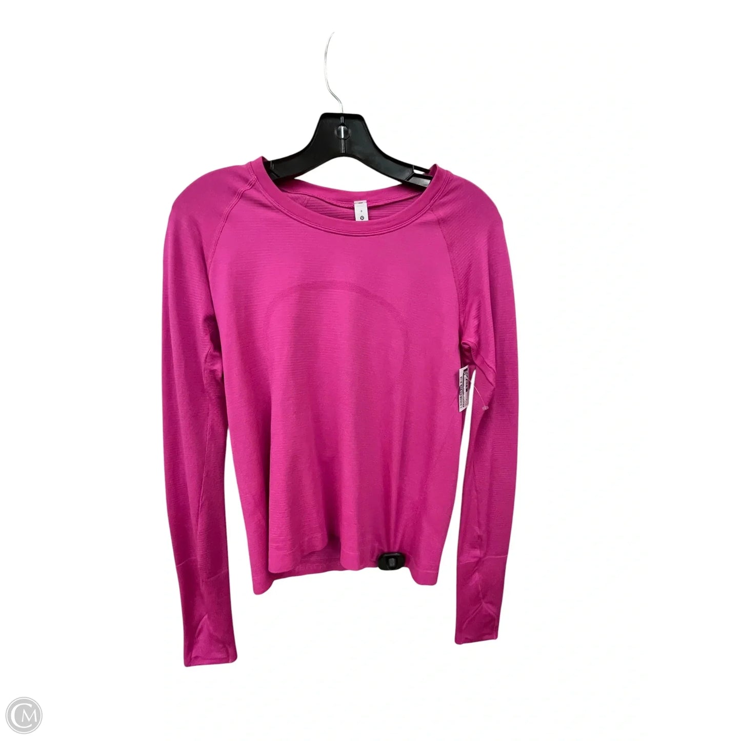 Athletic Top Long Sleeve Crewneck By Lululemon In Purple, Size: S