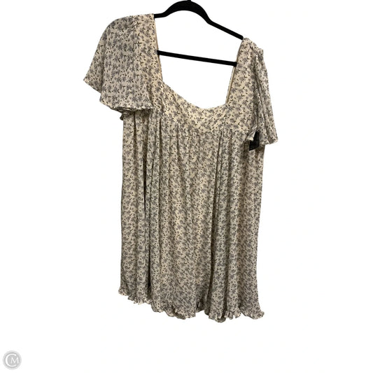 Dress Casual Midi By Clothes Mentor In Cream, Size: L