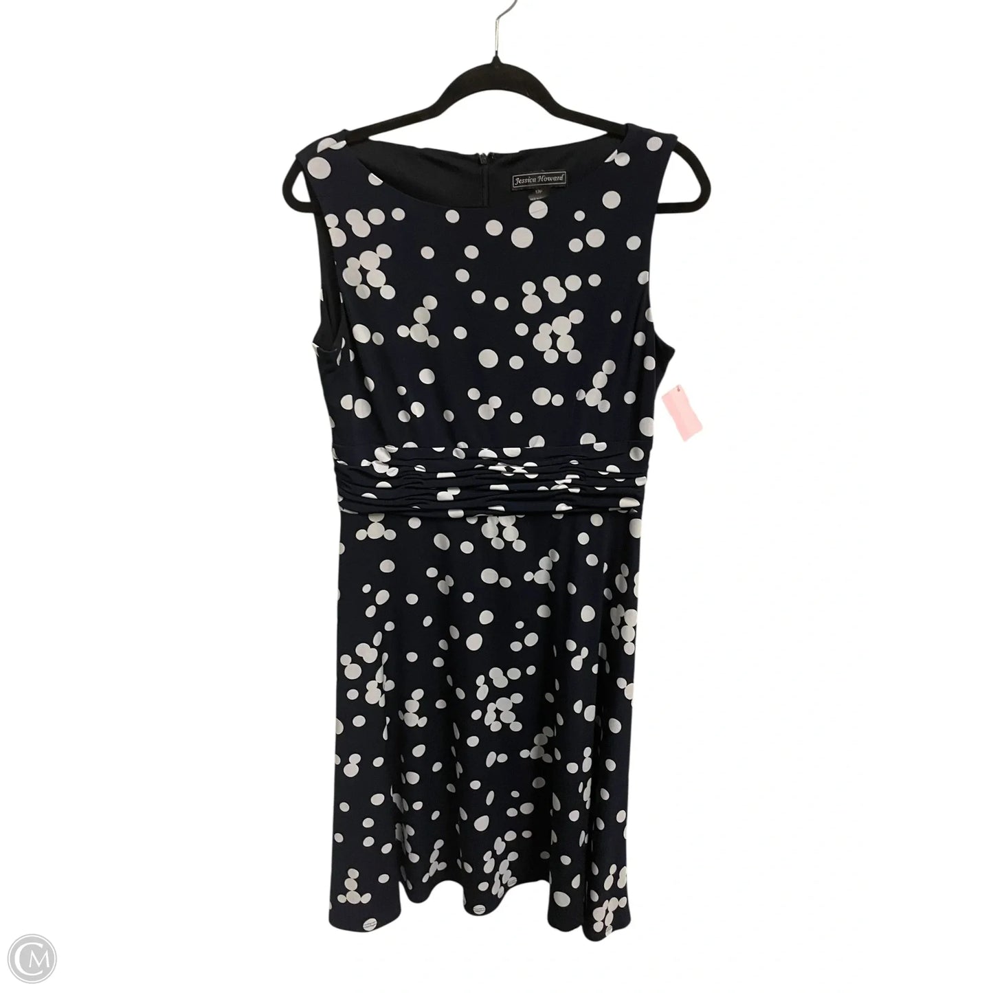 Dress Work By Jessica Howard In Polkadot Pattern, Size: 12