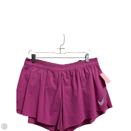 Athletic Shorts By Nike Apparel In Pink, Size: Xl