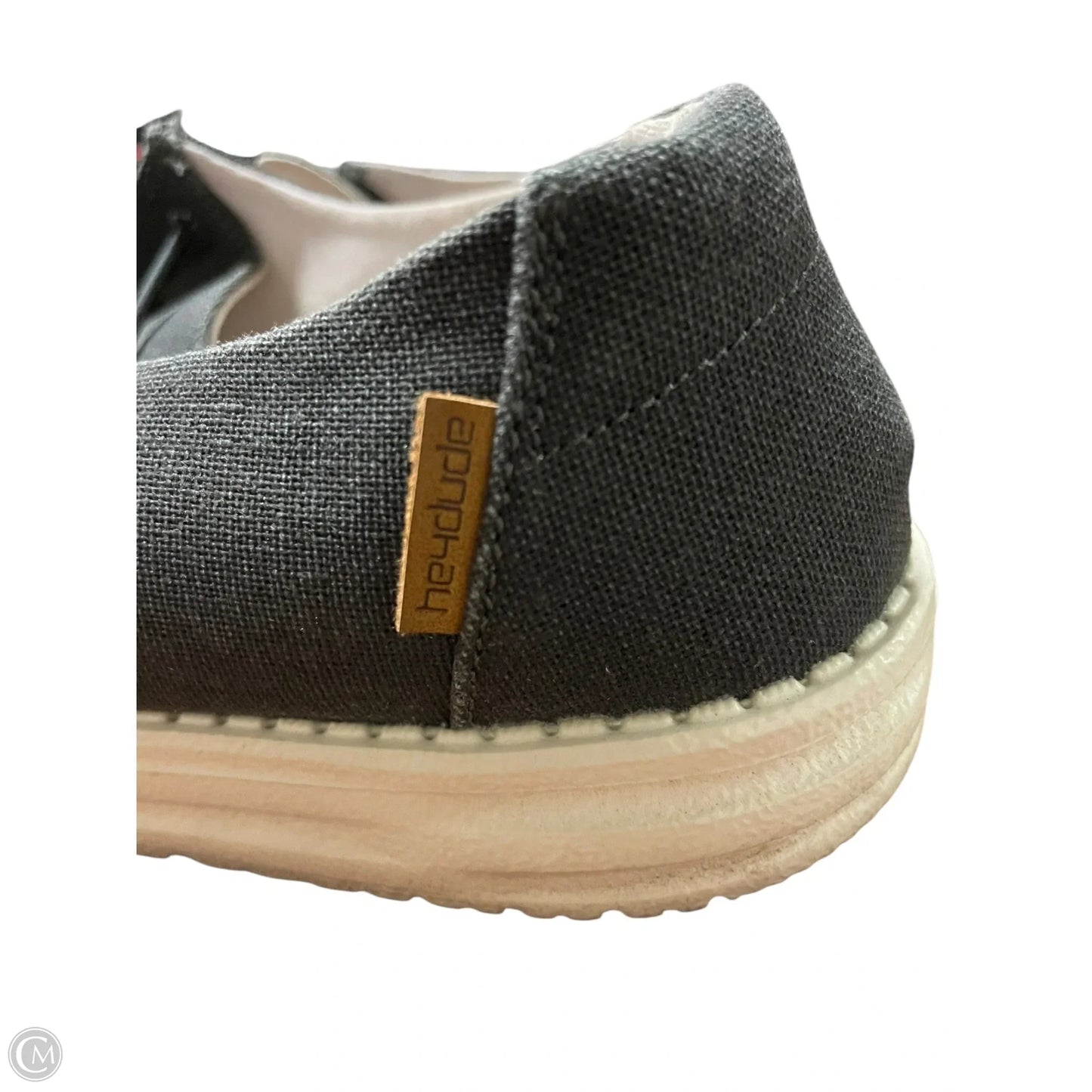 Shoes Flats By Hey Dude In Grey, Size: 9