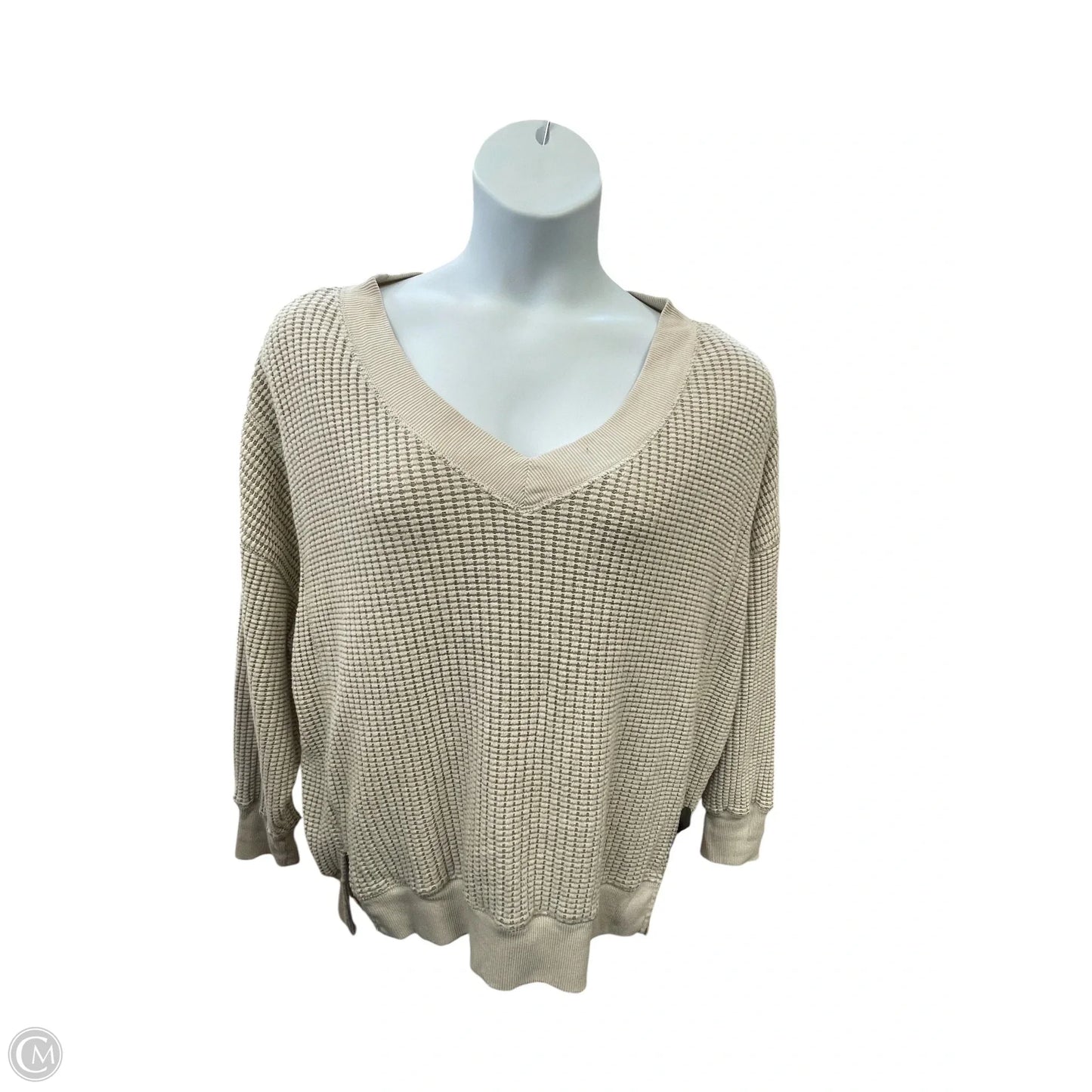 Sweater By American Eagle In Beige, Size: M