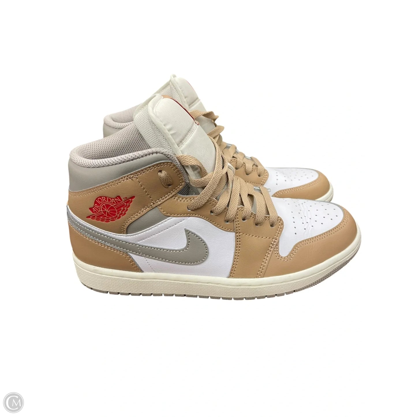 Shoes Luxury Designer By Jordan In Brown, Size: 9