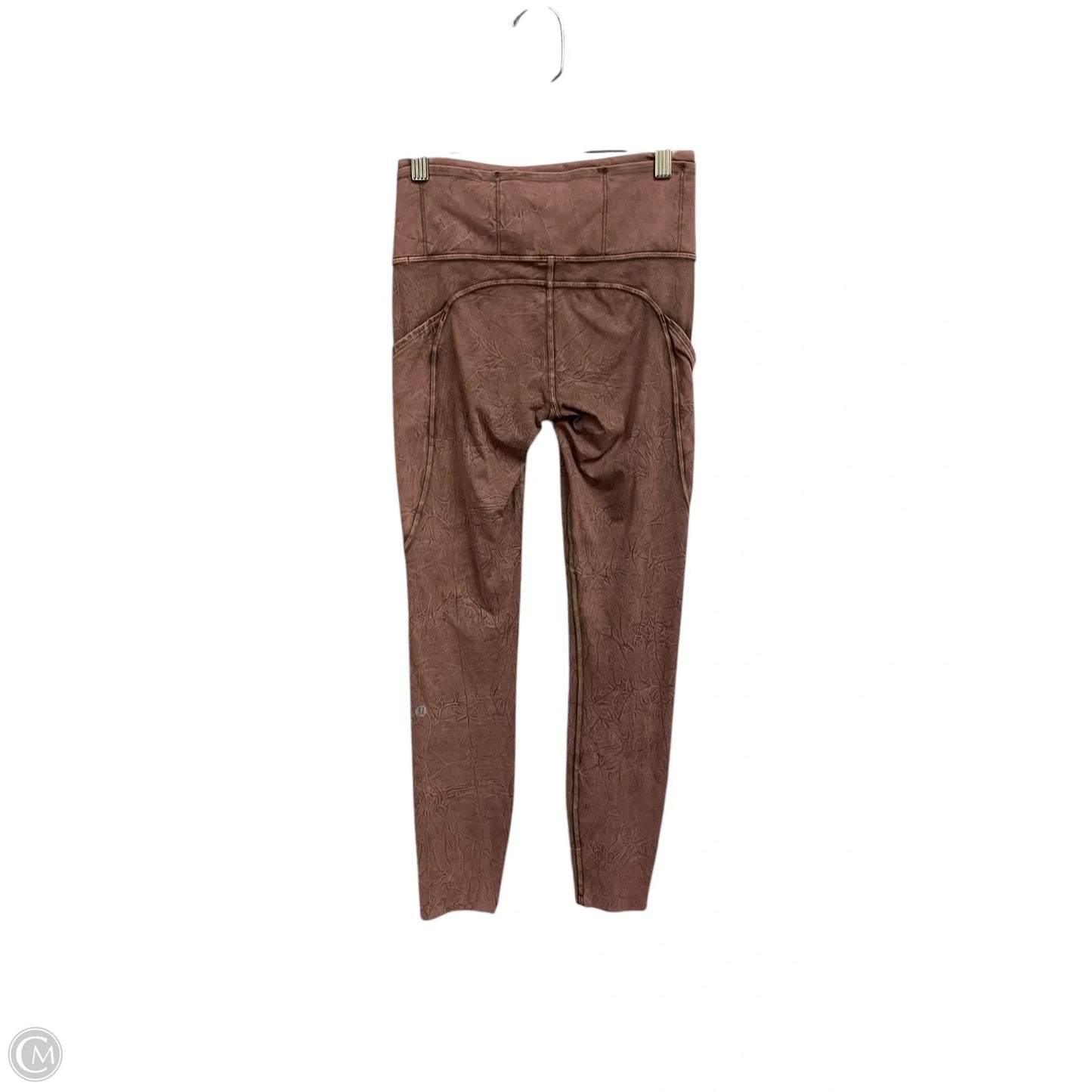 Athletic Capris By Lululemon In Orange, Size: 4