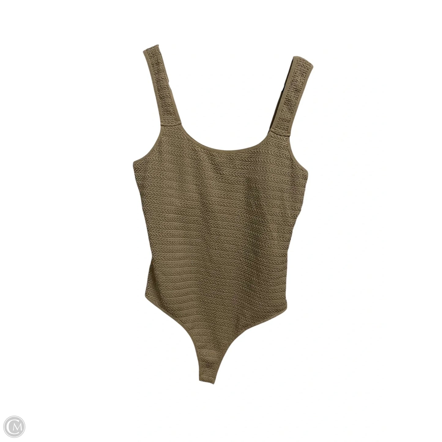 Bodysuit By Clothes Mentor In Tan, Size: 1x