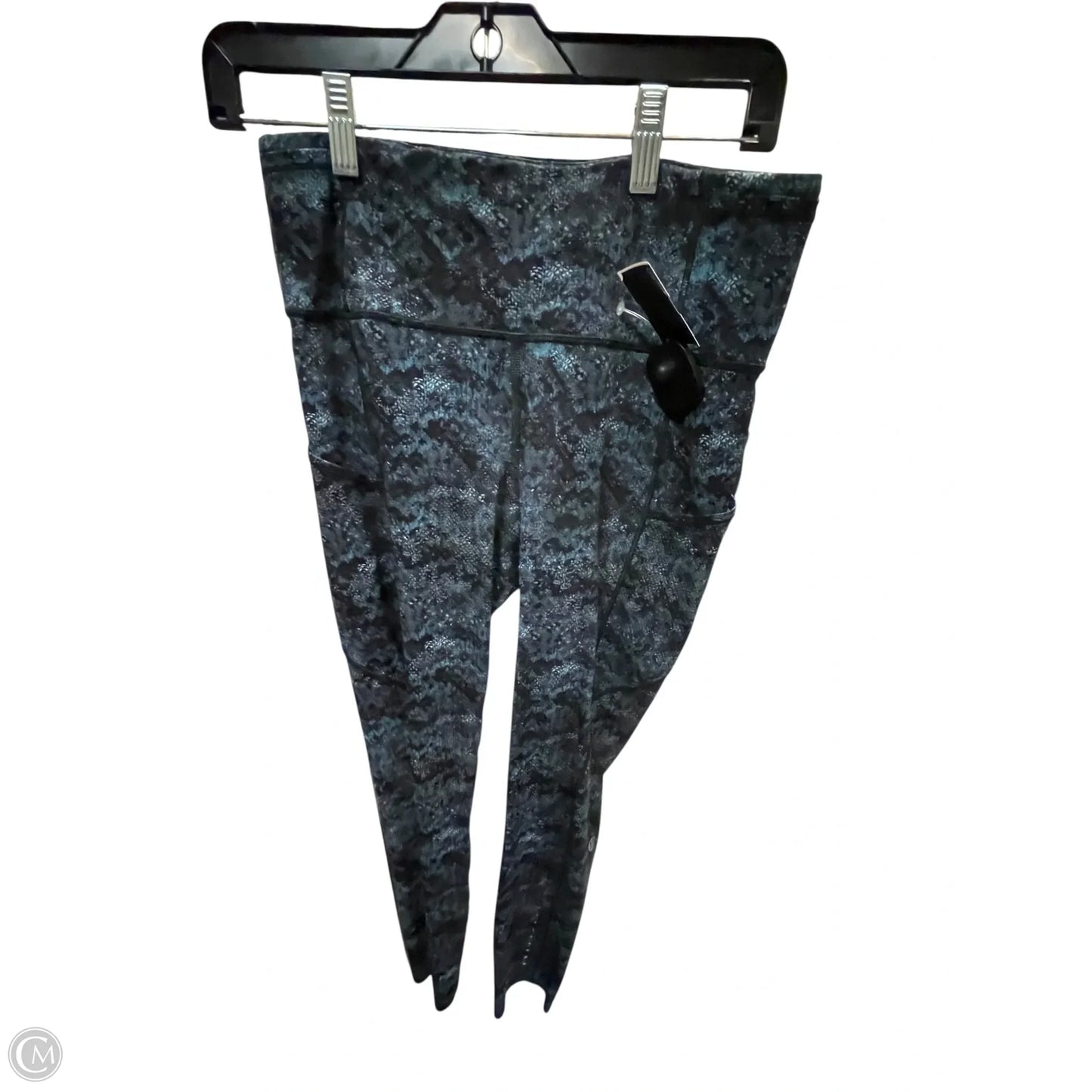 Athletic Leggings By Lululemon In Blue, Size: 8