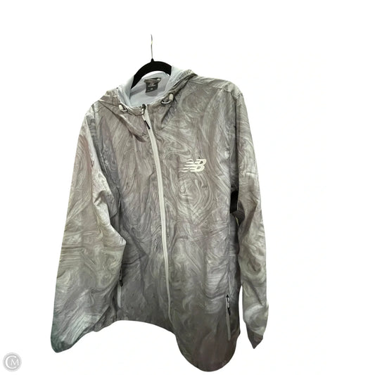 Jacket Windbreaker By New Balance In Purple, Size: 2x