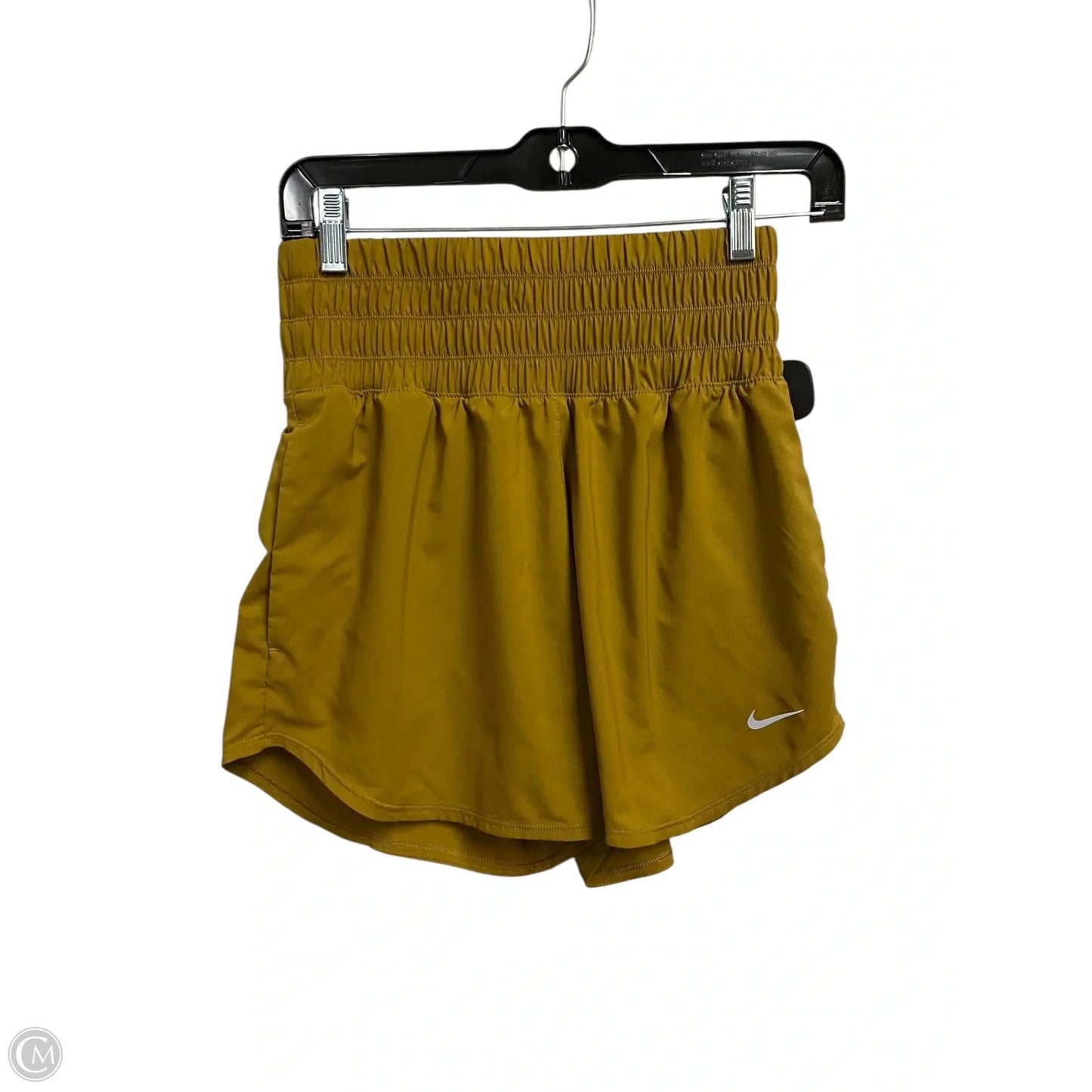 Athletic Shorts By Nike Apparel In Yellow, Size: S