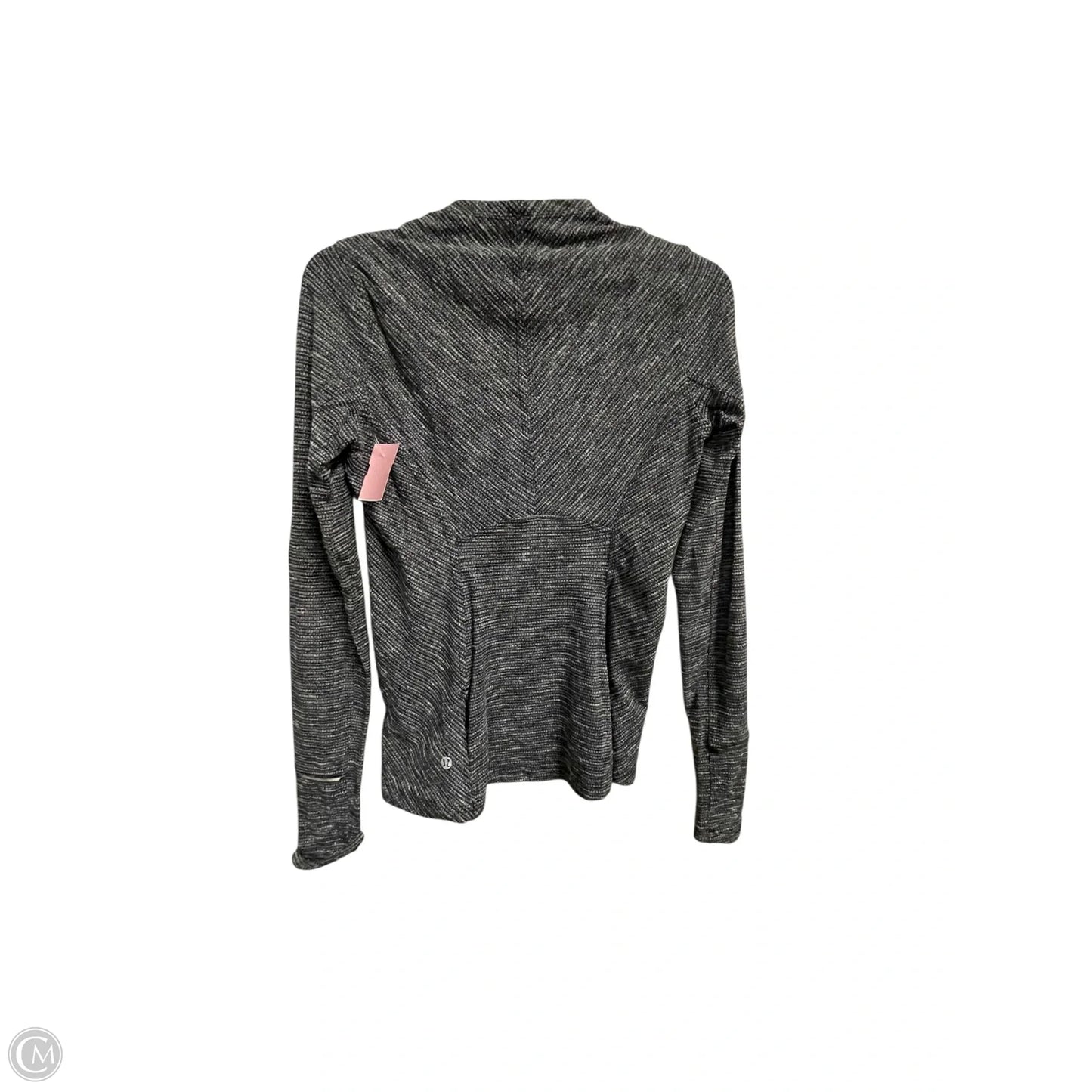 Athletic Top Long Sleeve Crewneck By Lululemon In Grey, Size: 4