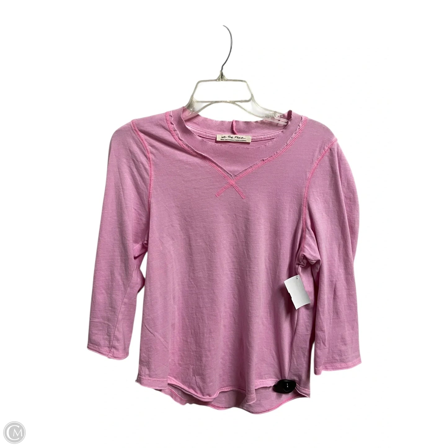 Top Long Sleeve By We The Free In Pink, Size: S