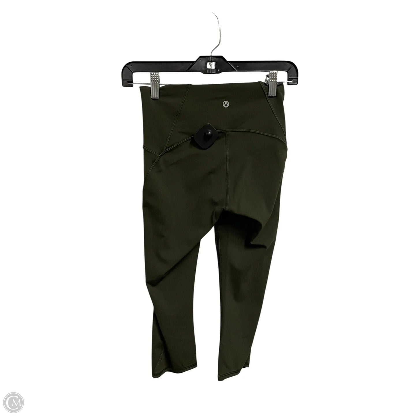 Athletic Capris By Lululemon In Green, Size: 4