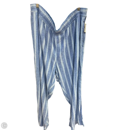 Pants Linen By Old Navy In Blue, Size: 2x