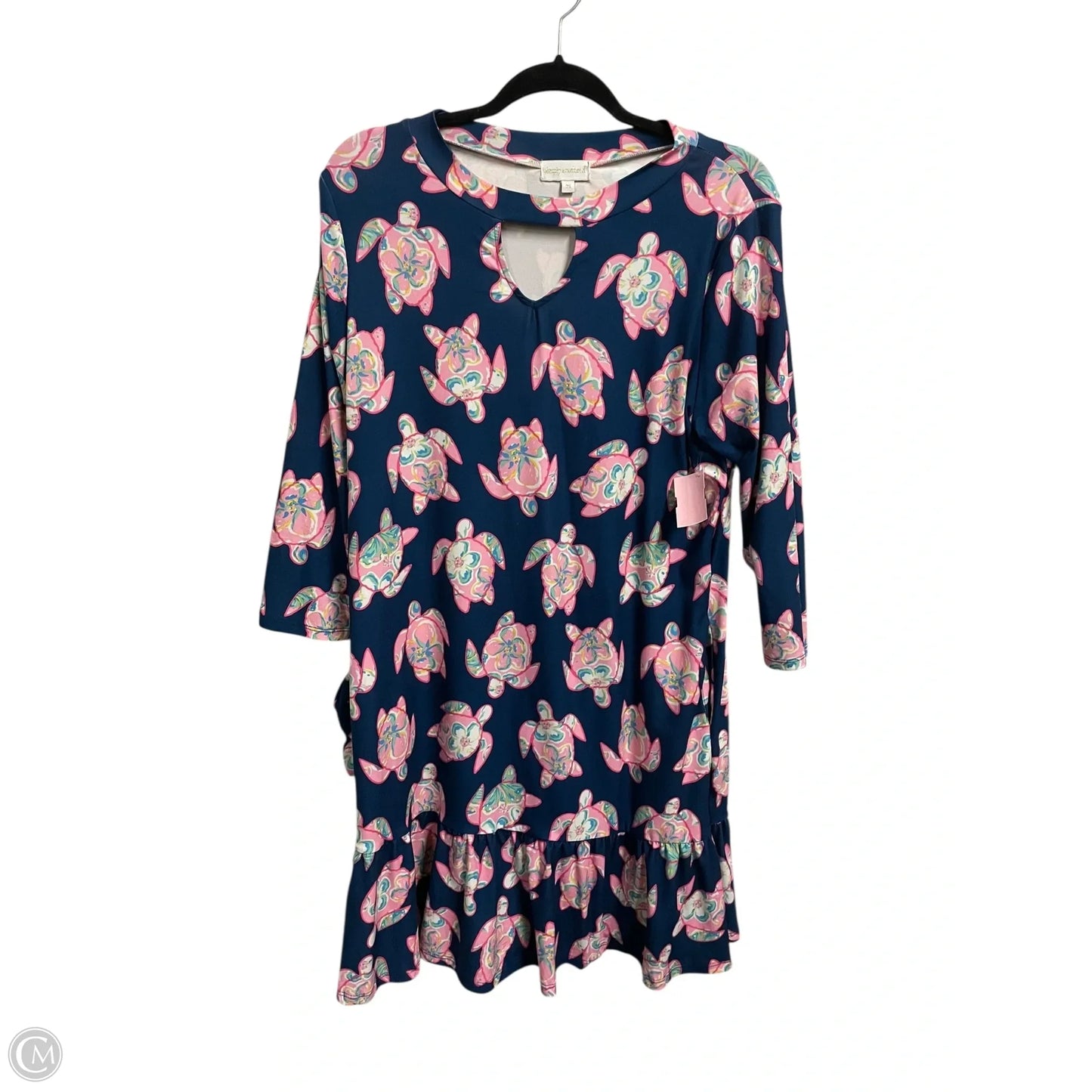 Dress Casual Short By Simply Southern In Blue, Size: M