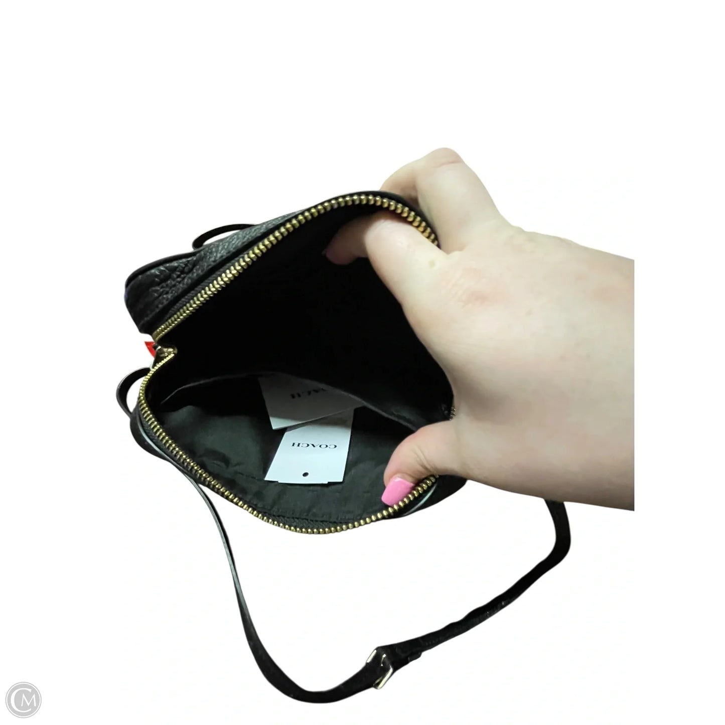 Crossbody Designer By Coach, Size: Small