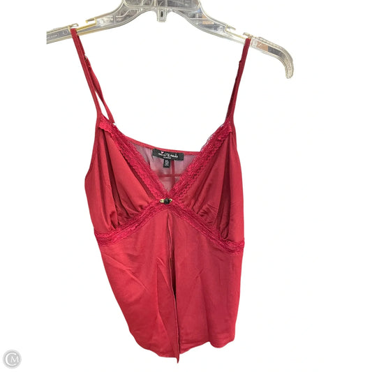 Top Sleeveless By Cme In Red, Size: Xl