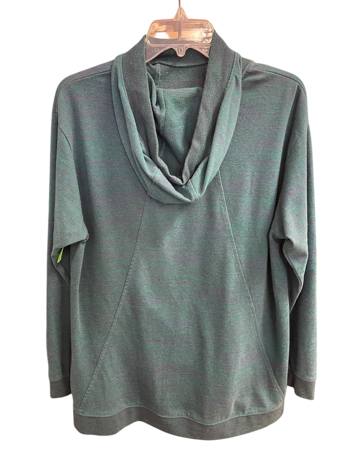 Sweatshirt Hoodie By Nike In Green, Size: L