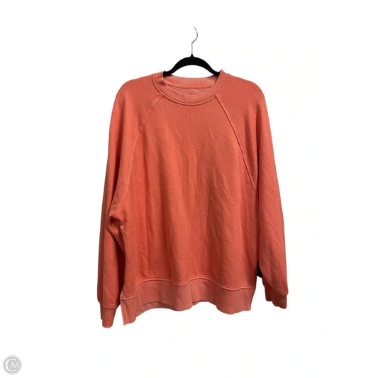 Sweatshirt Crewneck By Aerie In Orange, Size: S