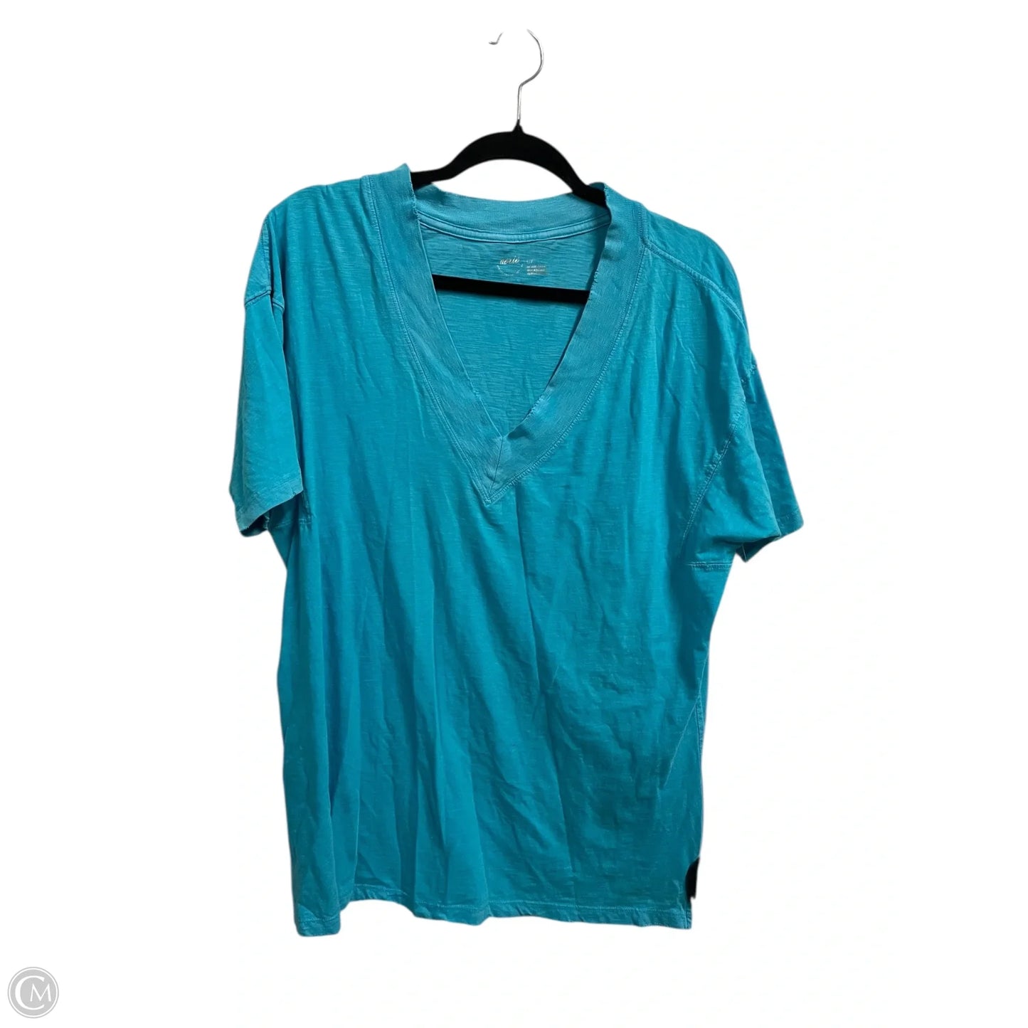 Top Short Sleeve Basic By Aerie In Blue, Size: S