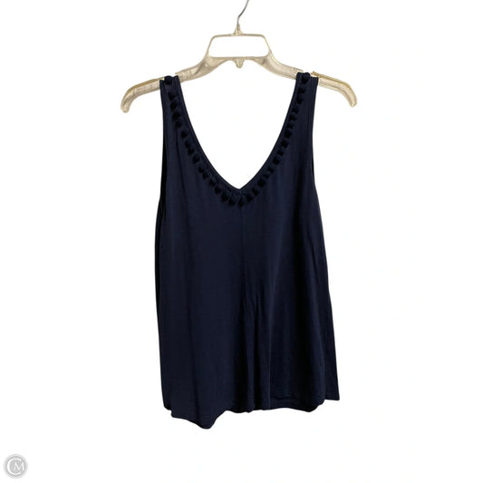 Top Sleeveless Designer By Lilly Pulitzer In Navy, Size: S