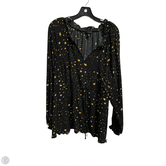 Top Long Sleeve By Torrid In Black, Size: 1x