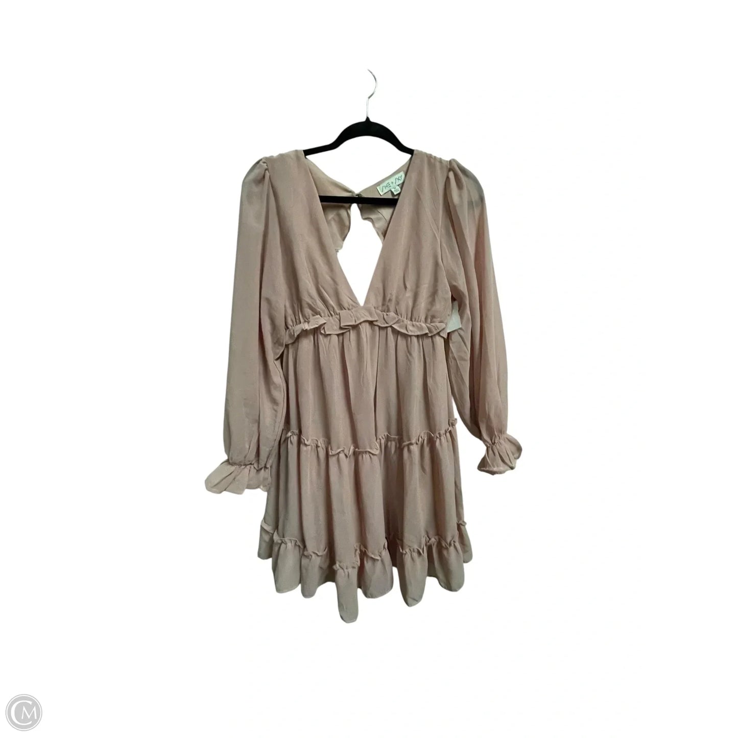Dress Casual Short By She + Sky In Pink, Size: M